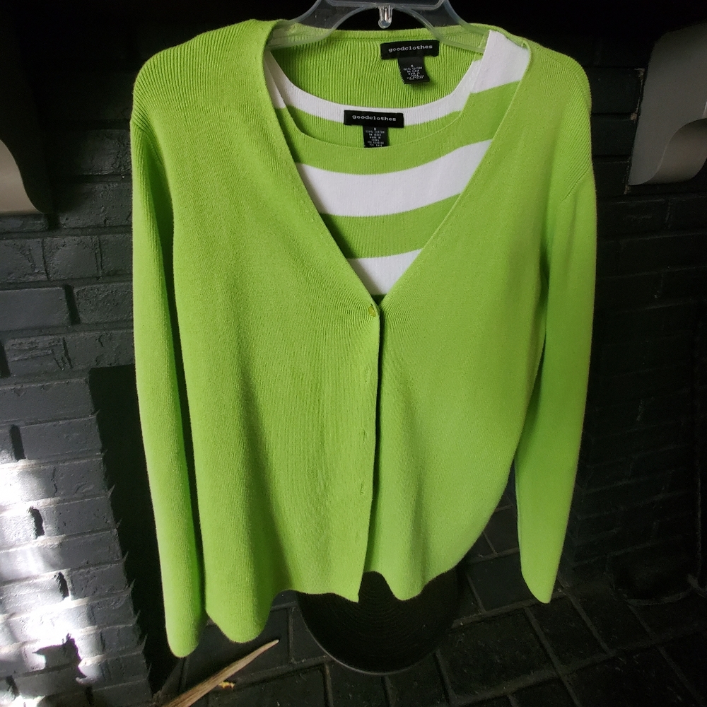 Tank Top With Cardigan